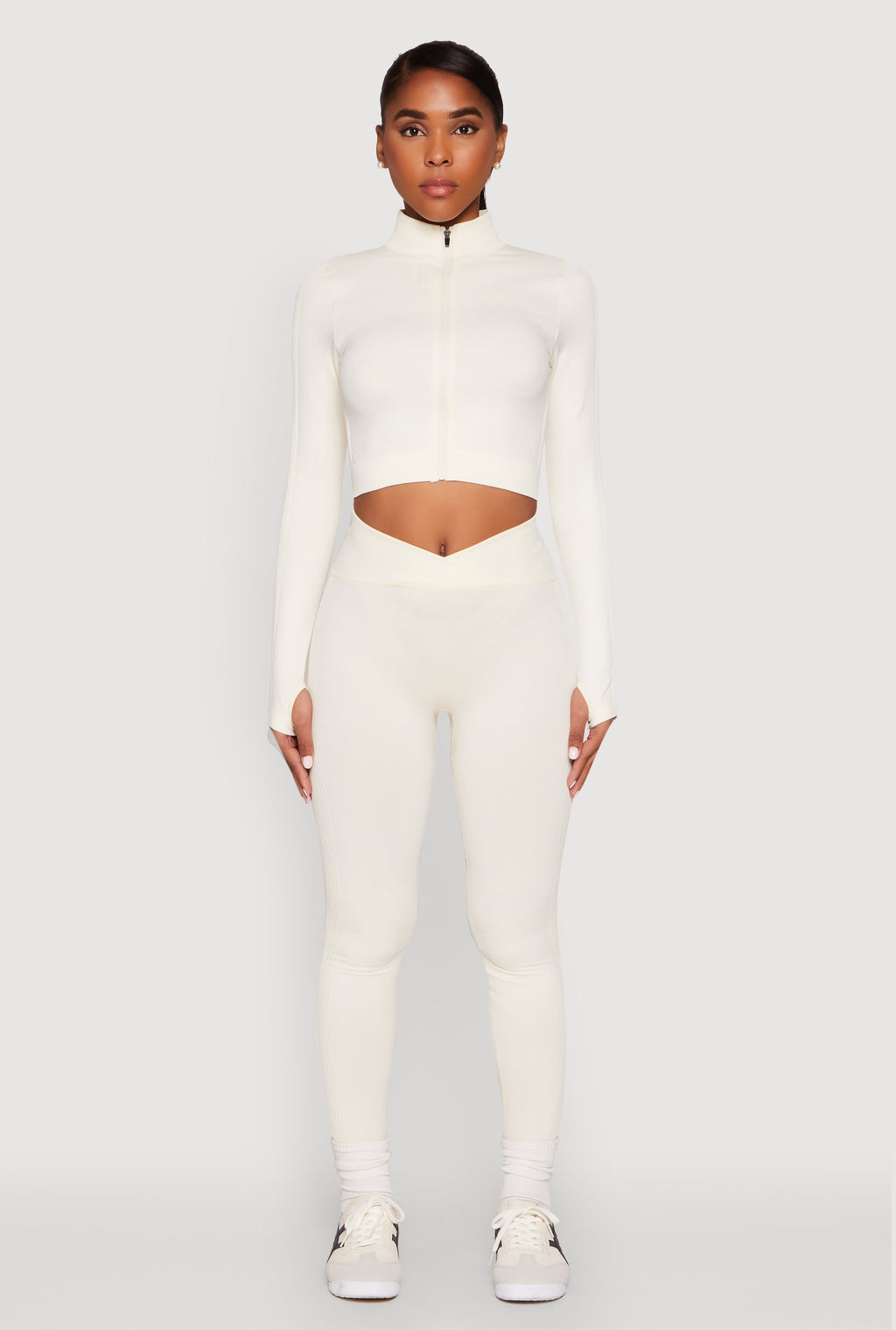 Seamless Mineral Wash Ruched High Waisted Leggings