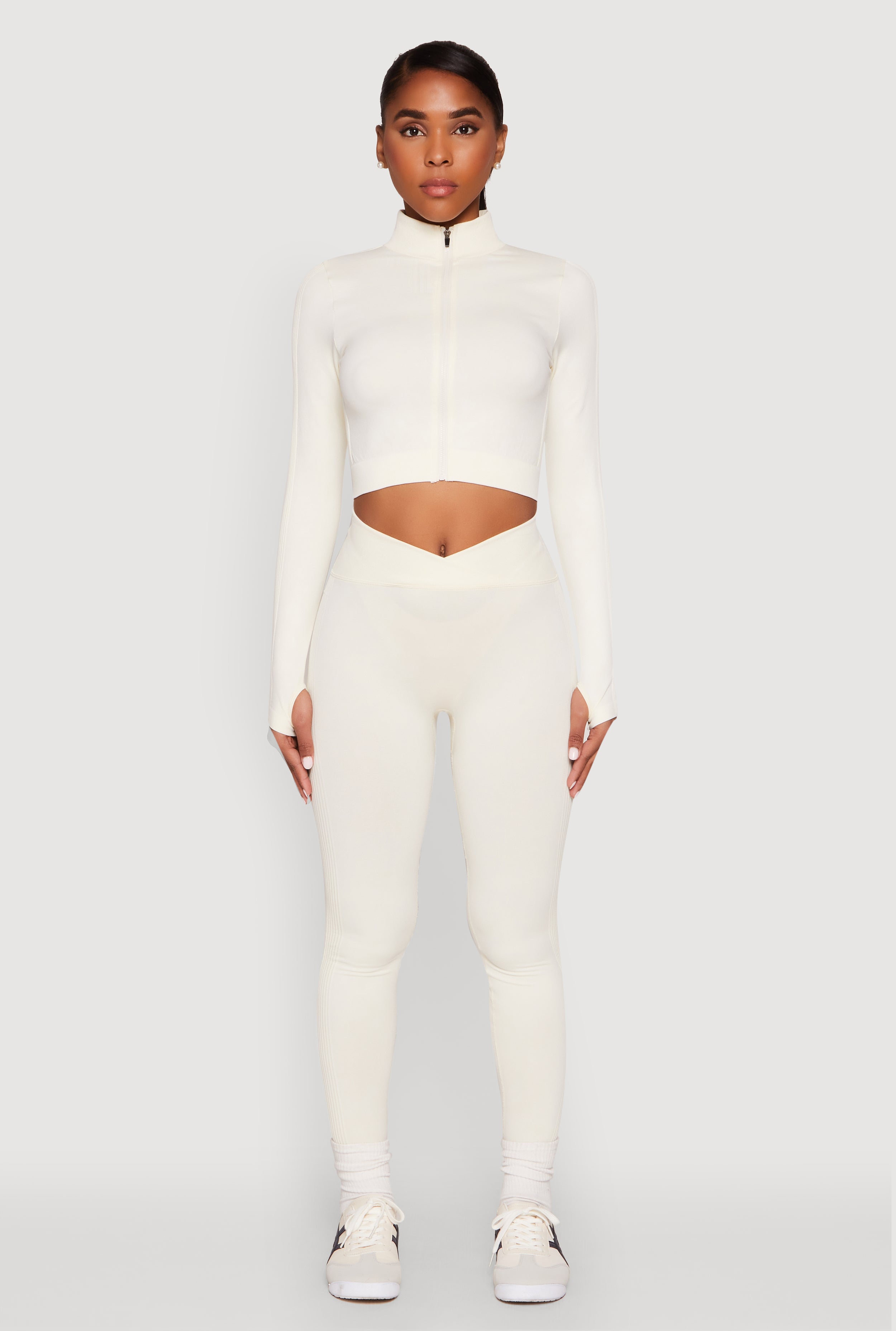 Seamless Mineral Wash Ruched High Waisted Leggings