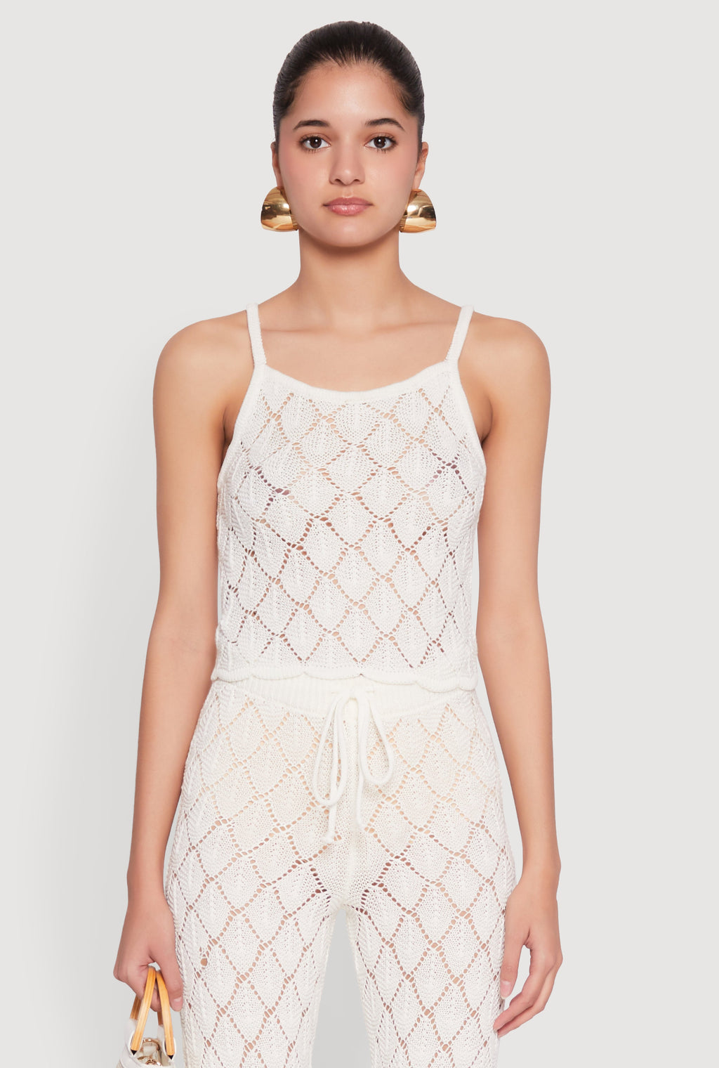 Crochet Diamond Knit Cami