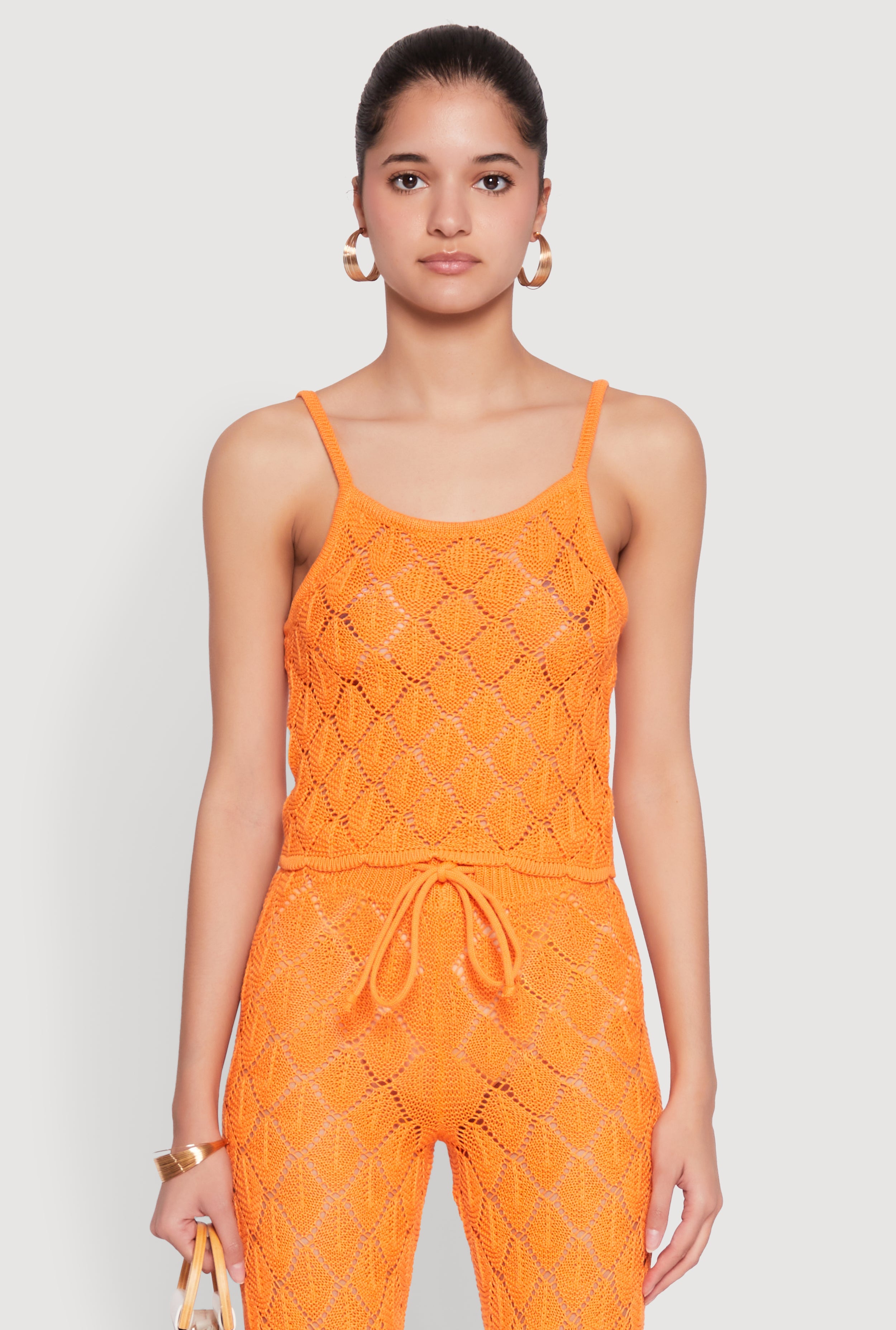 Crochet Diamond Knit Cami