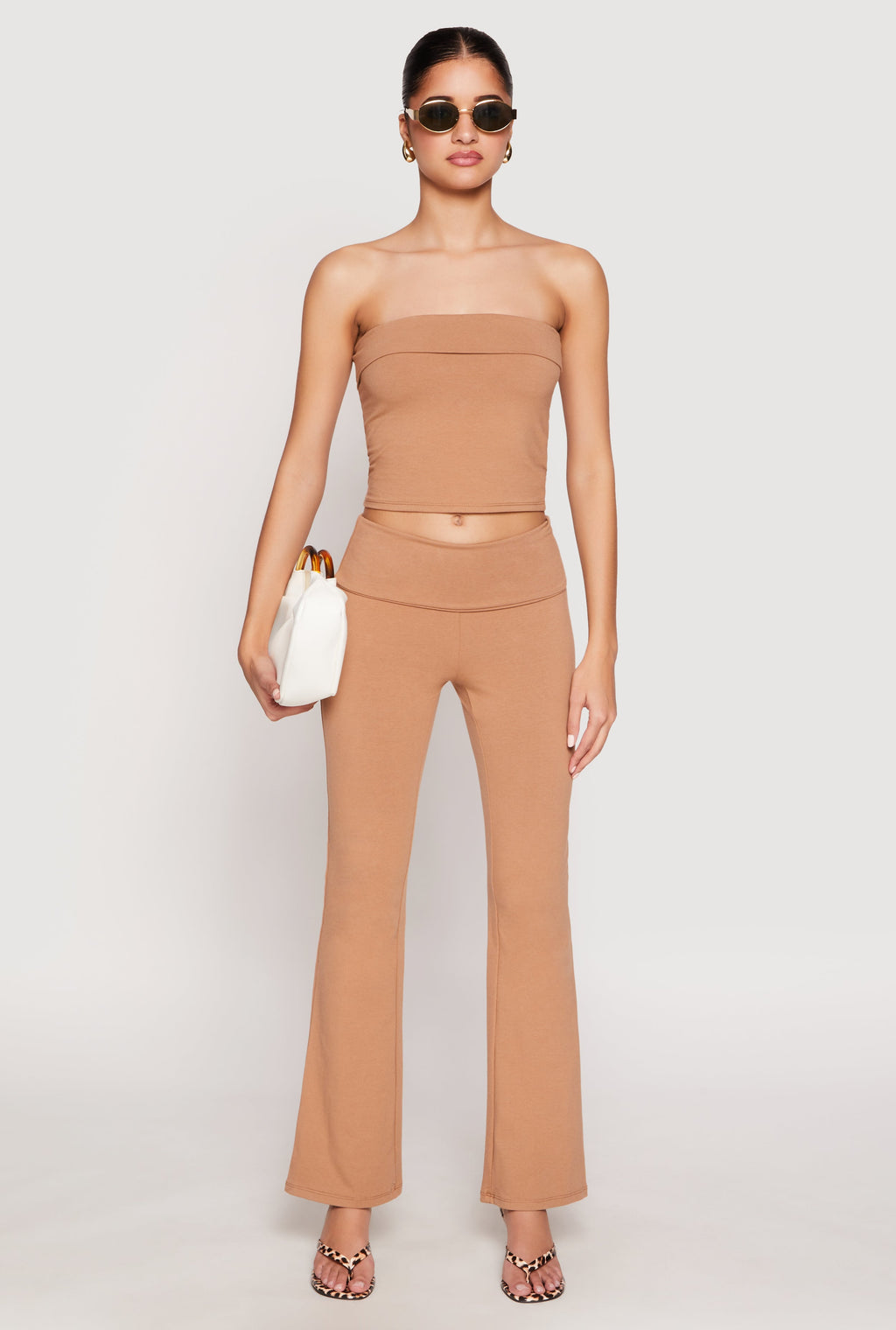 Almost Famous Fold Over Waist Pants