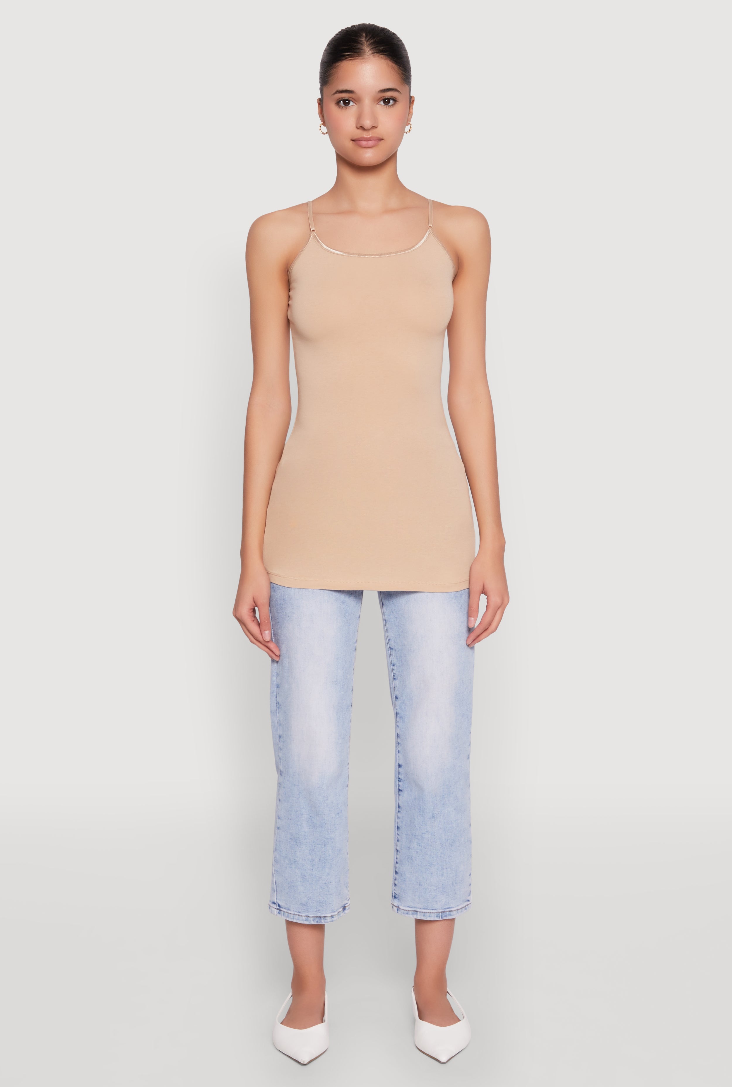 Scoop Neck Basic Cami